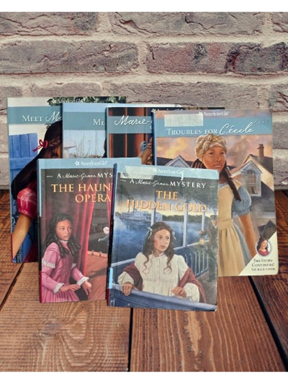 American Girl Marie-Grace & Cecile Books 1–4 + 2 Mysteries 6 Book Lot OOP